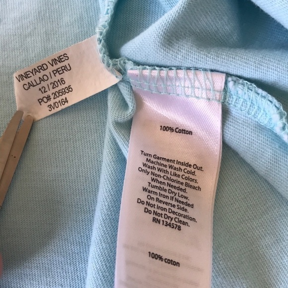 Vineyard Vines Long Sleeve Whale Graphic Pocket T-Shirt Blue XL - Picture 7 of 9